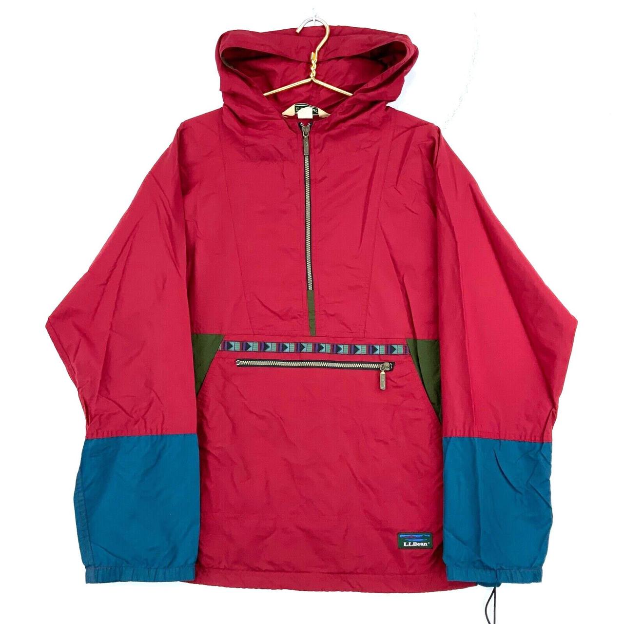 ll bean half zip windbreaker