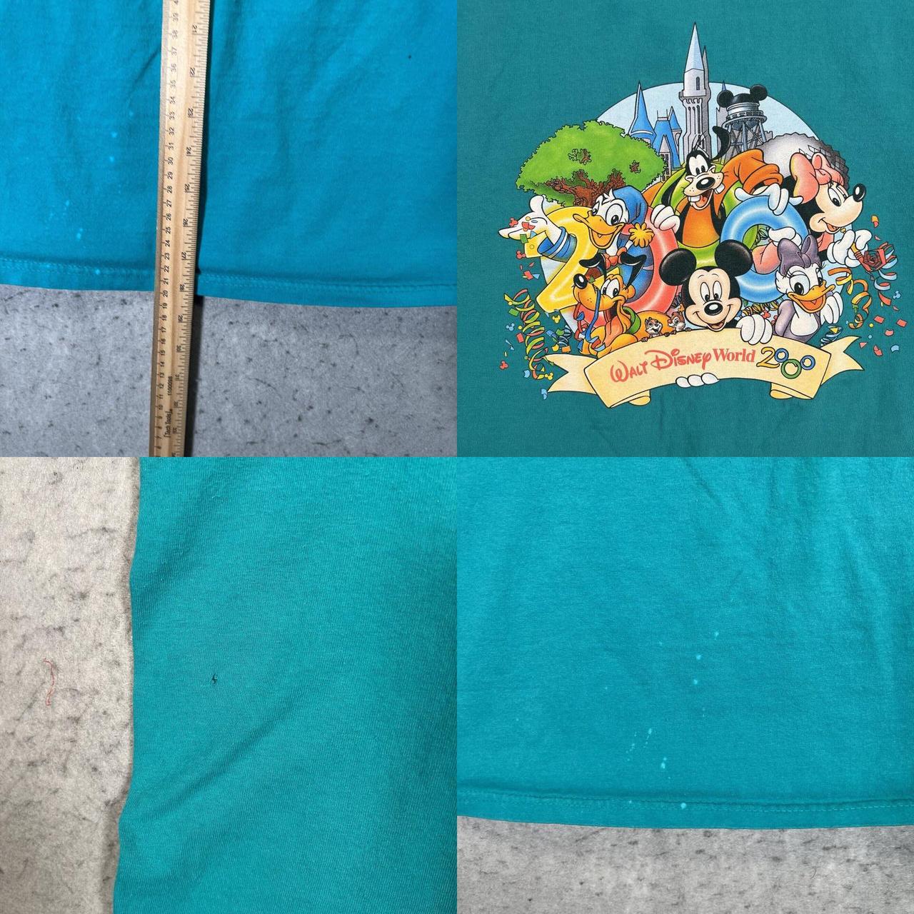 Mickey and Goofy Disney shirt two tone split, paint - Depop