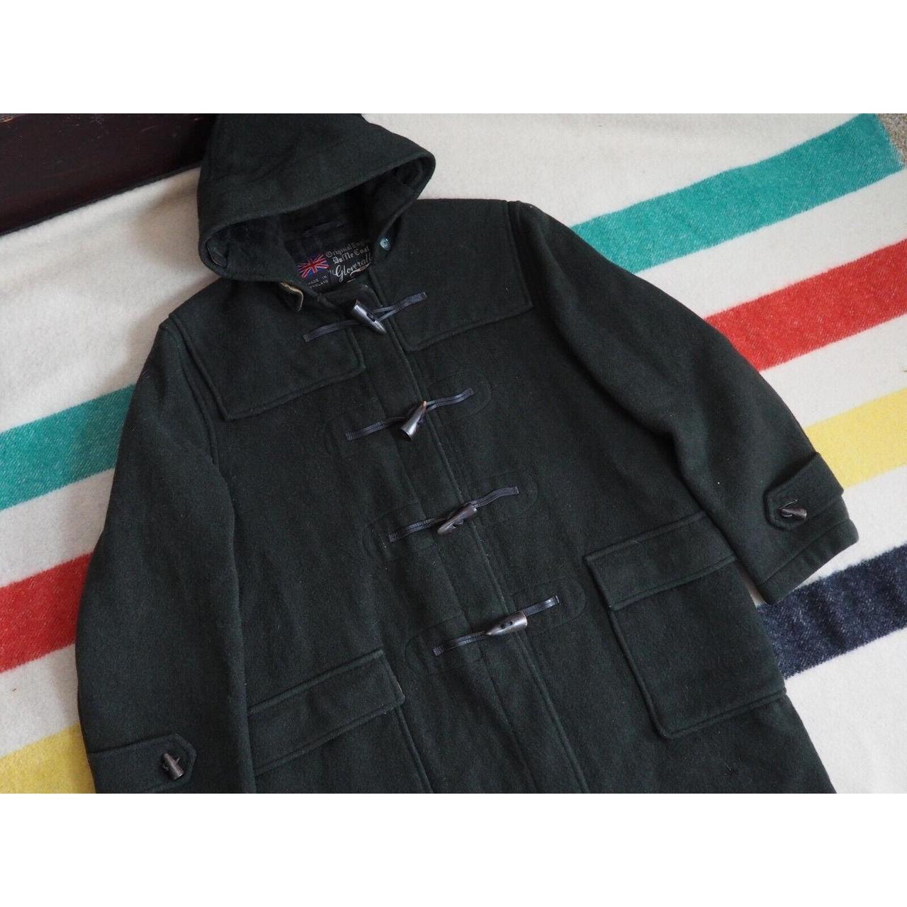 VTG 50S 60S GLOVERALL ENGLAND GREEN WOOL PLAID LINED... - Depop