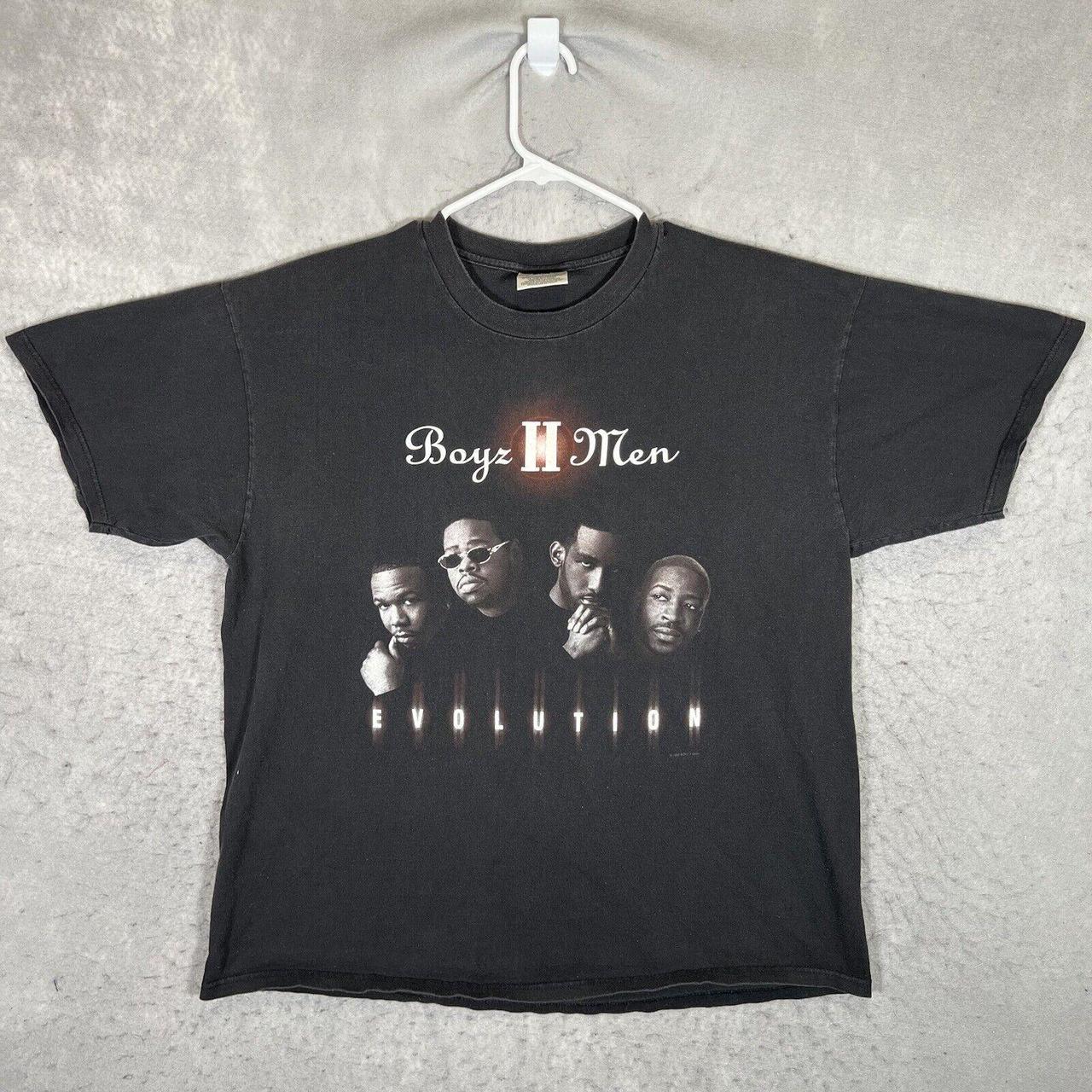 A1 VINTAGE 1998 BOYZ II MEN EVOLUTION TOUR T SHIRT... - Depop