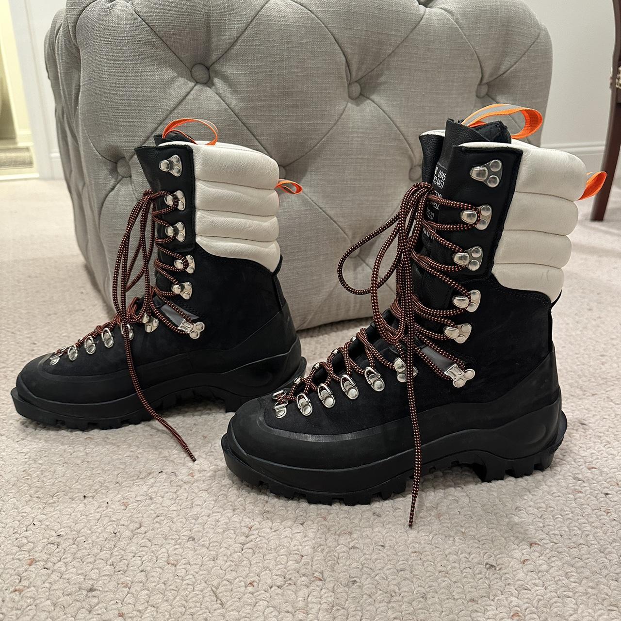 Style Ganni Walking Boots Ganni Women's Edna Leather Boots Black