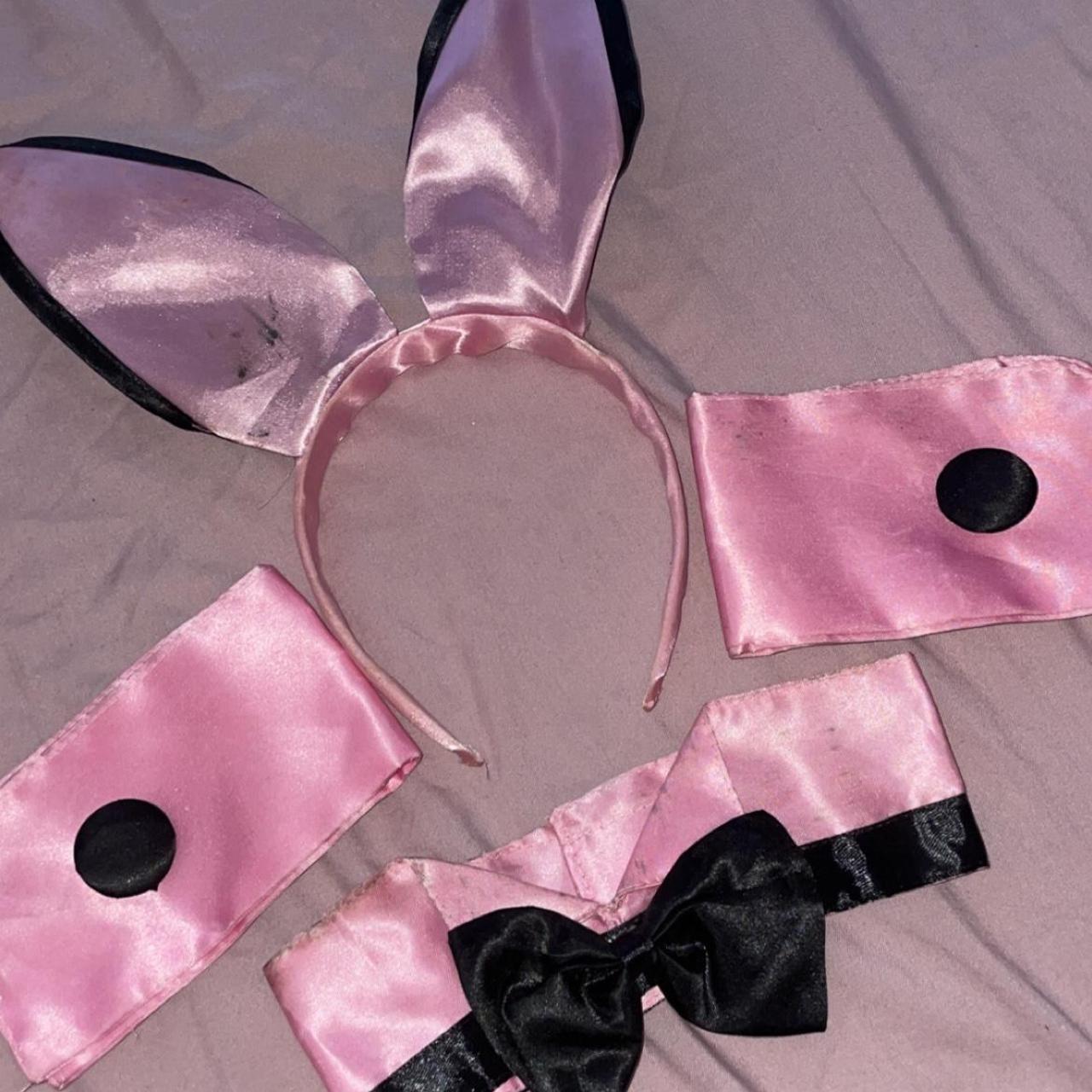 Pink playboy bunny costume accessories💗 Worn once... Depop