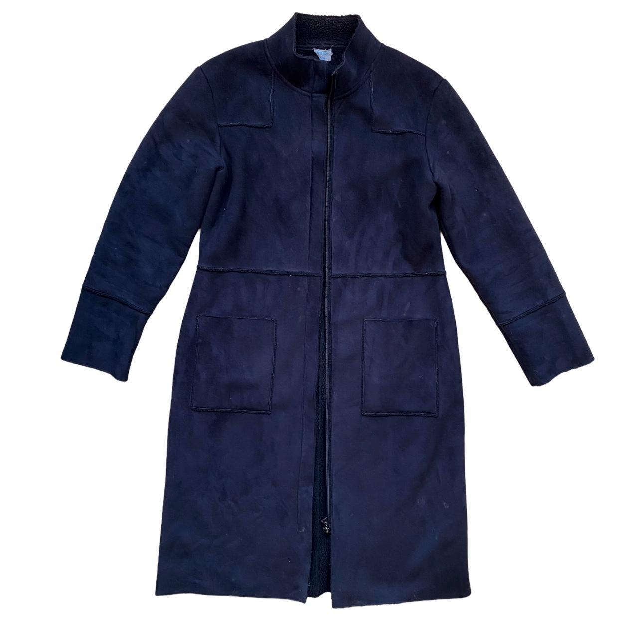 Oasis Women's Black Coat Depop