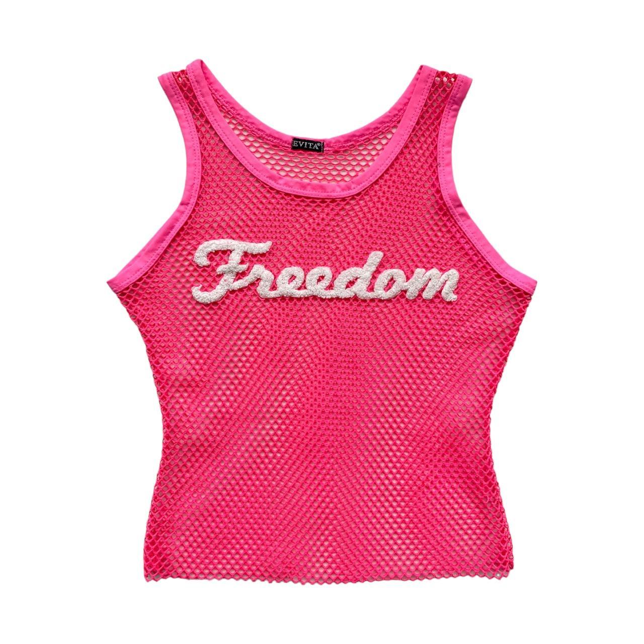 Women's Pink Vest Depop