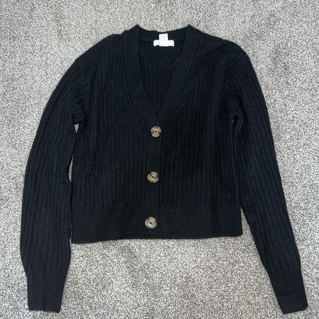 H&M Women's Black Jumper Depop