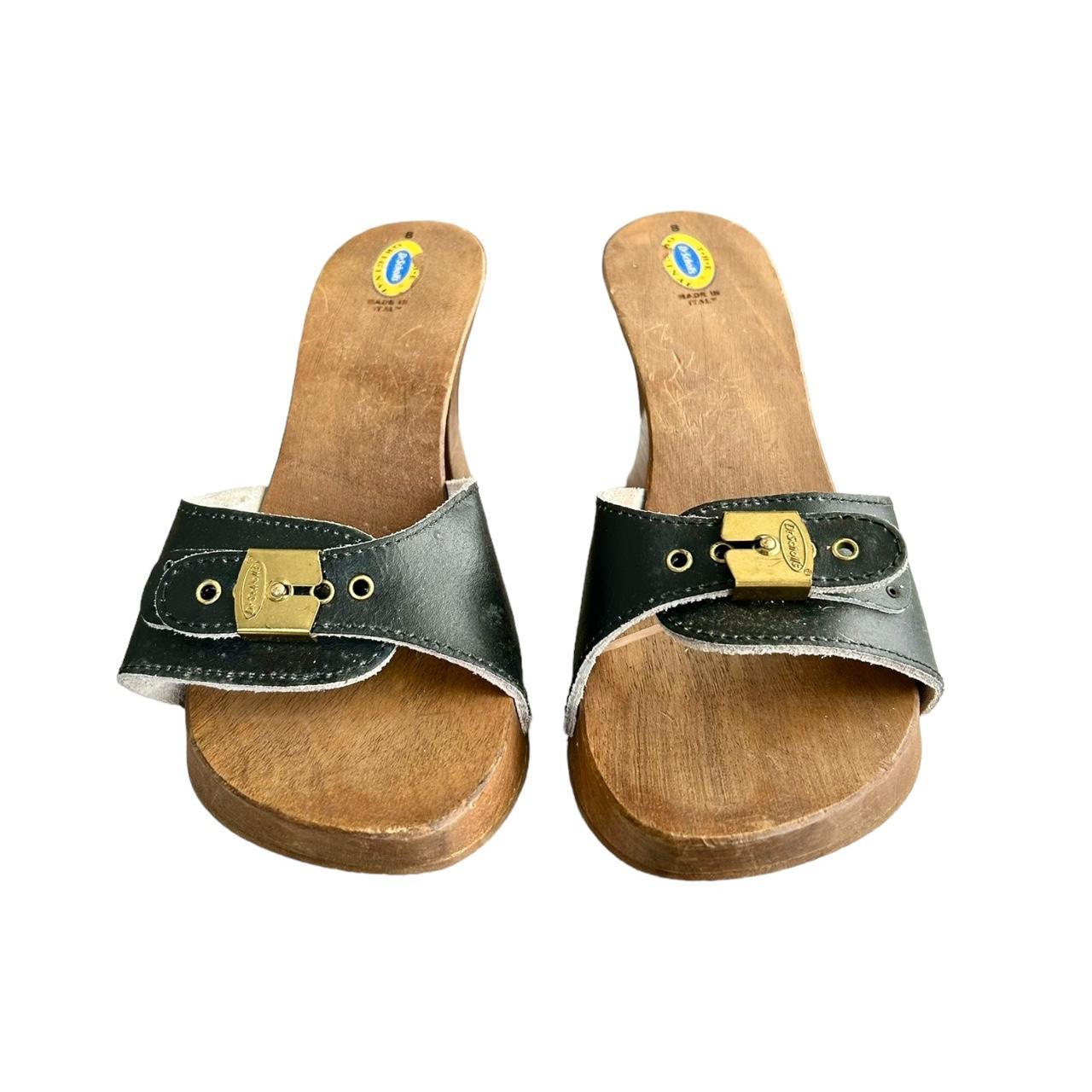 Vintage Rare 70s Leather/Wood Depop