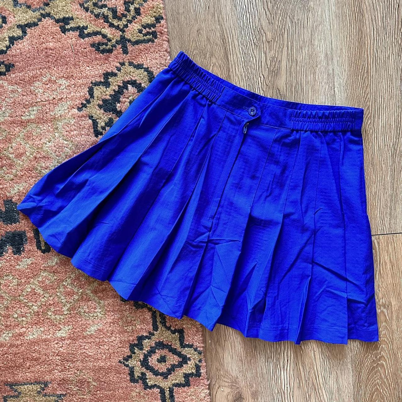 Royal blue tennis outlet skirt