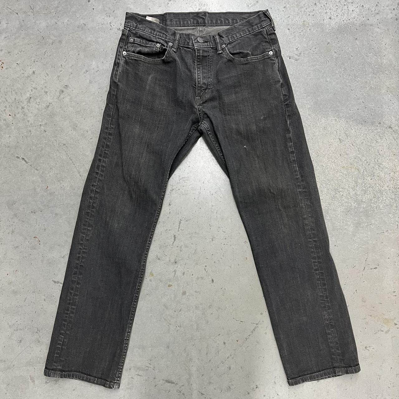 Levi's Men's Black and Grey Jeans | Depop