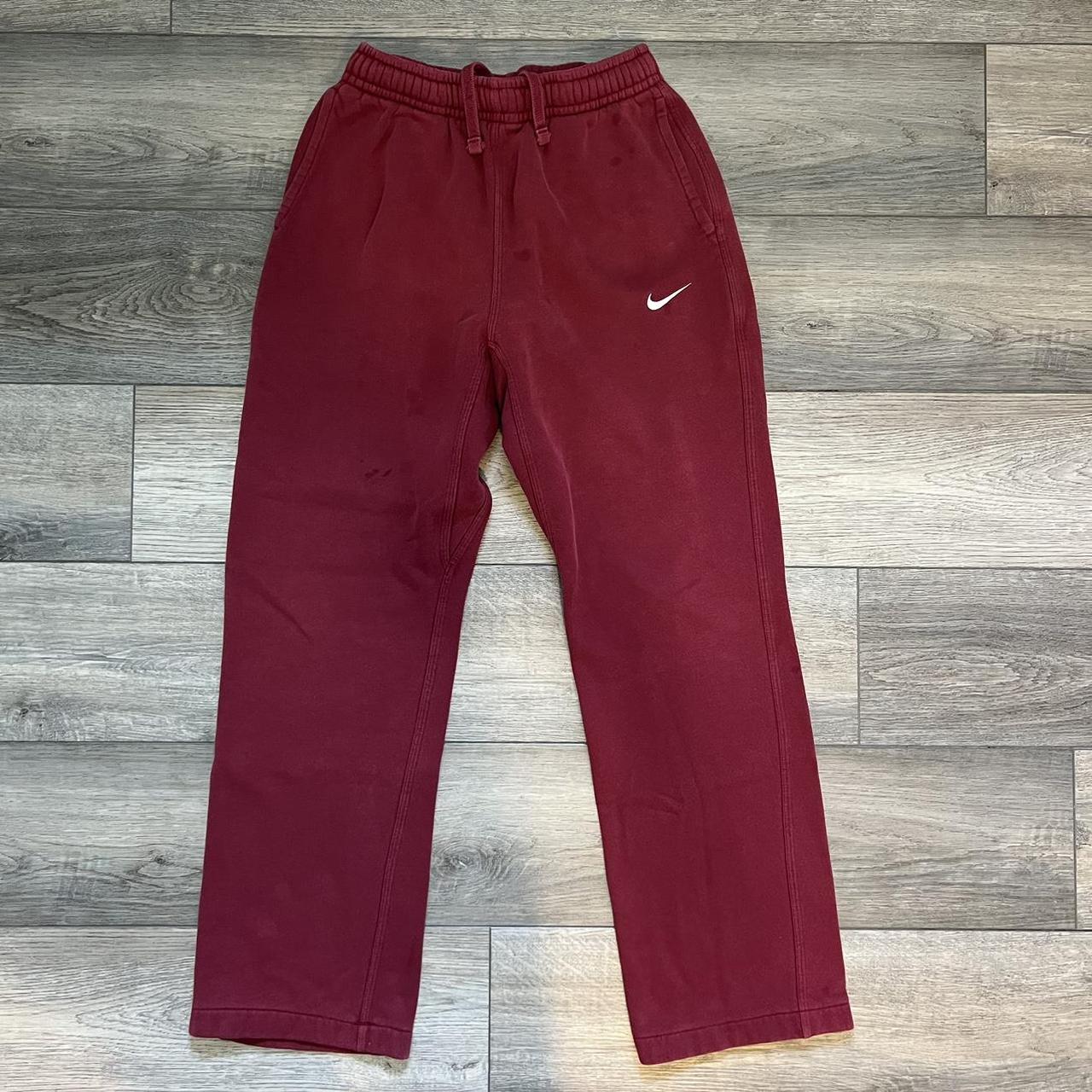 mens red and black nike jogging suit