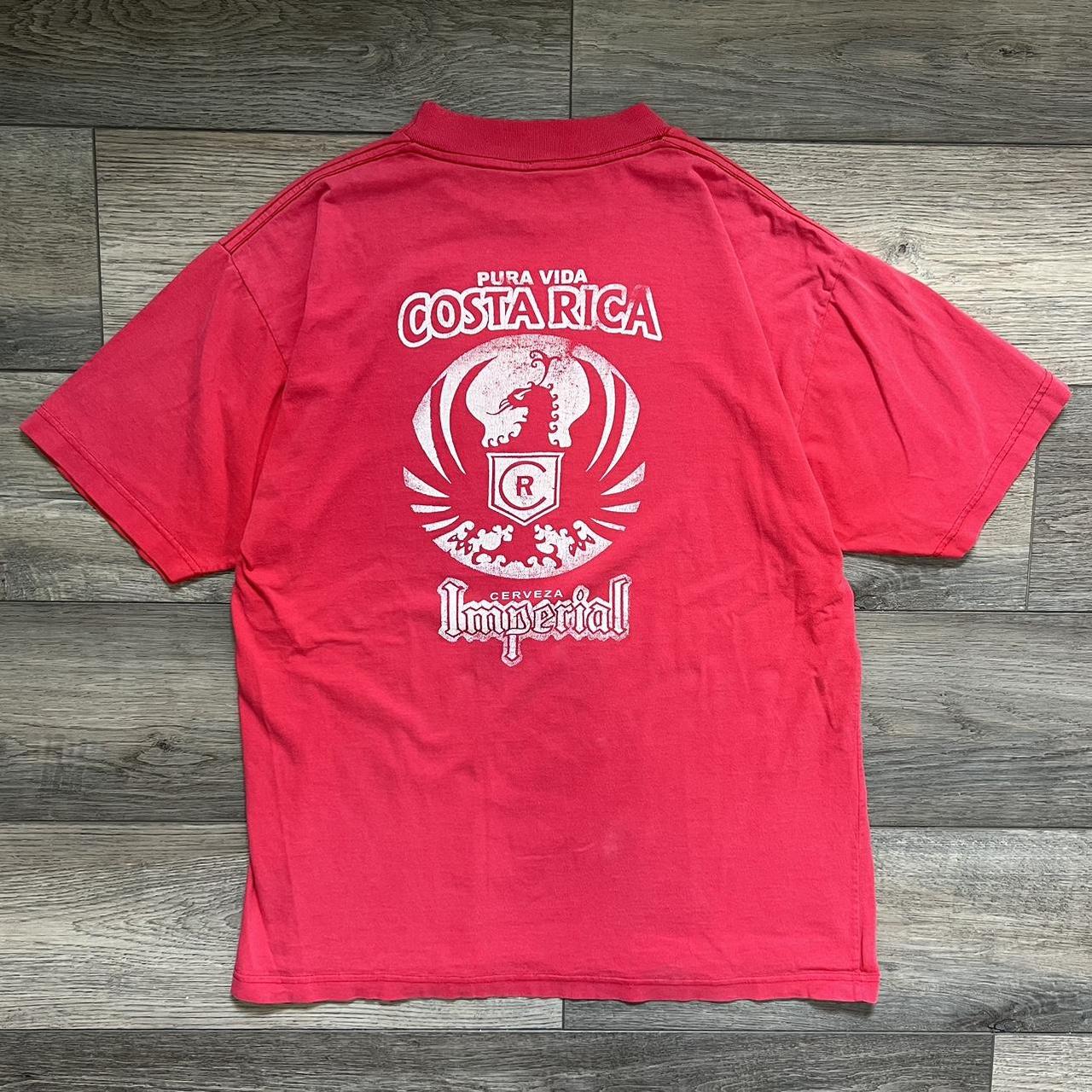 Pura Vida Costa Rica Imperial Beer Tee nice color &... Depop