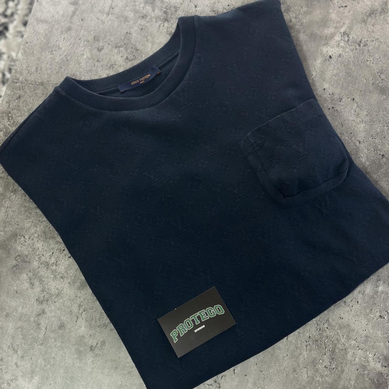 Louis Vuitton 2054 3D monogram pocket t shirt. - - Depop