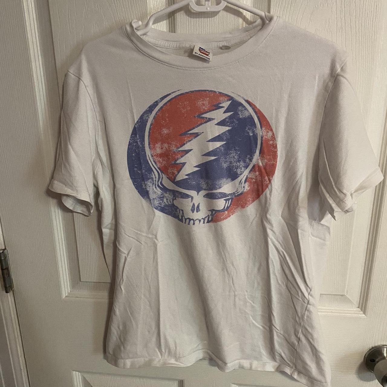 Junkfood Grateful Dead Band T-Shirt - White X-Small, Women's