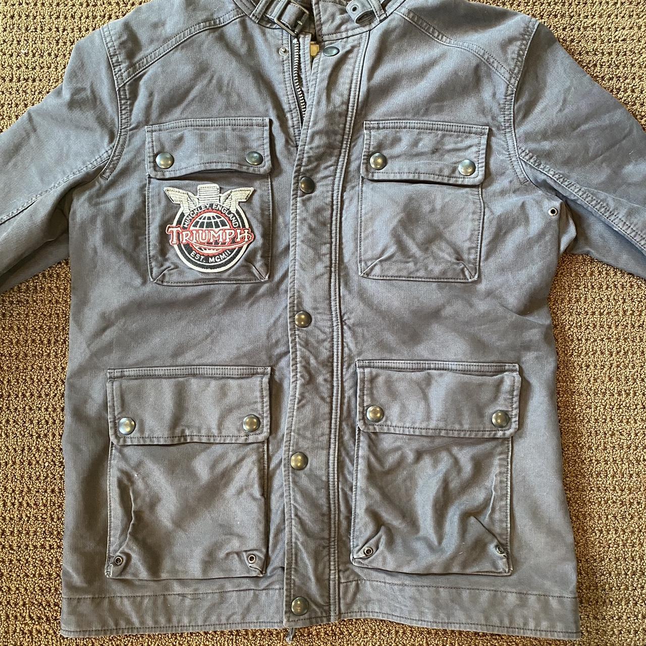 RARE TRIUMPH MOTORCYCLES X LUCKY BRAND BOMBER JACKET - Depop