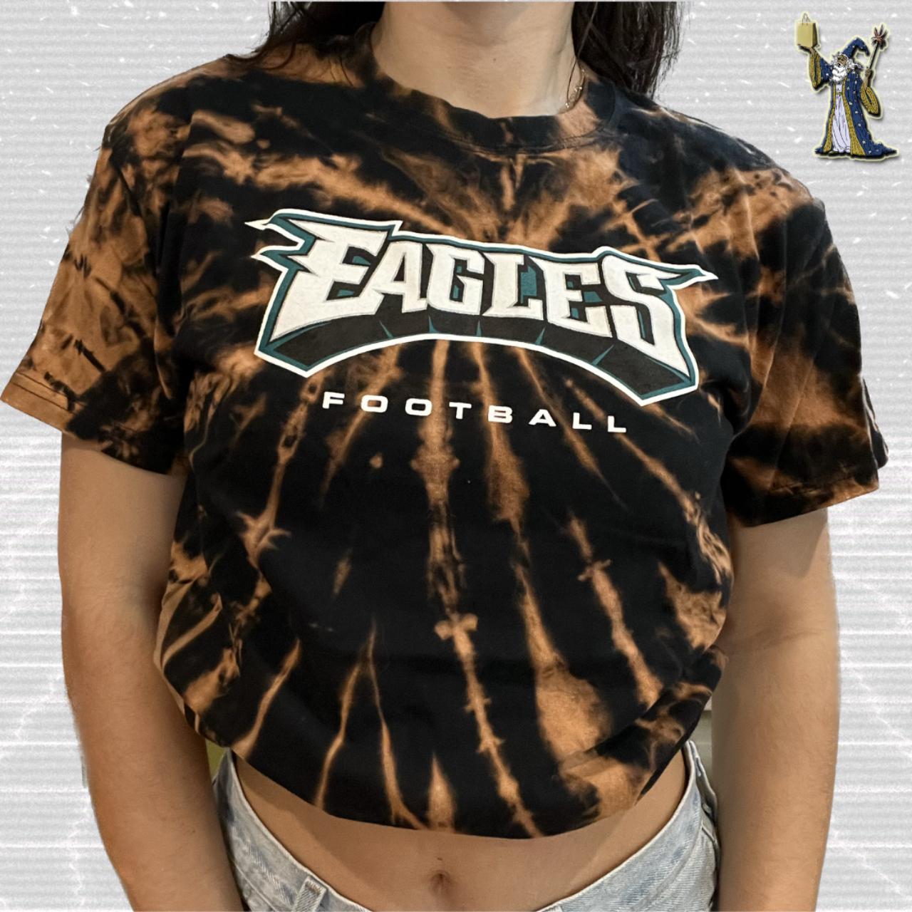 Philadelphia Eagles Black Bleach T-shirt 