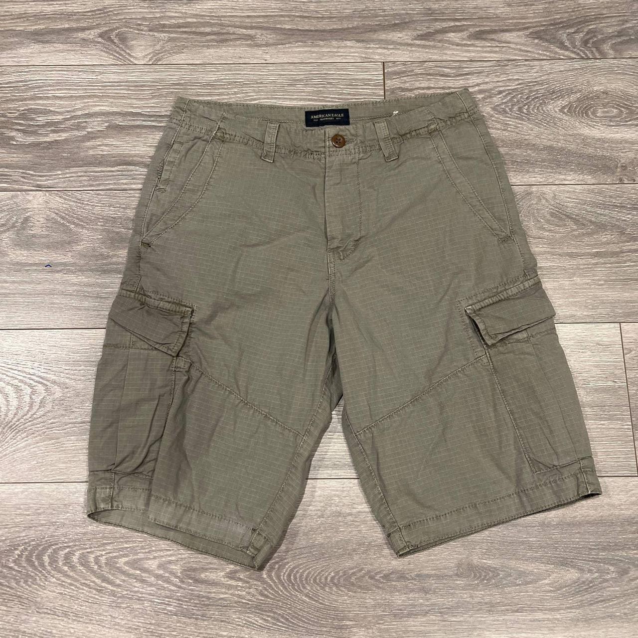 American Eagle Outfitters Men's Tan Shorts Depop
