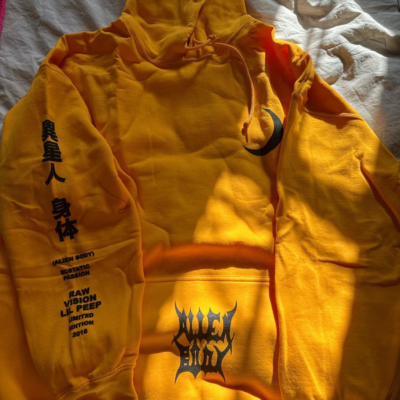 Lil peep x sale alien body raw vision hoodie