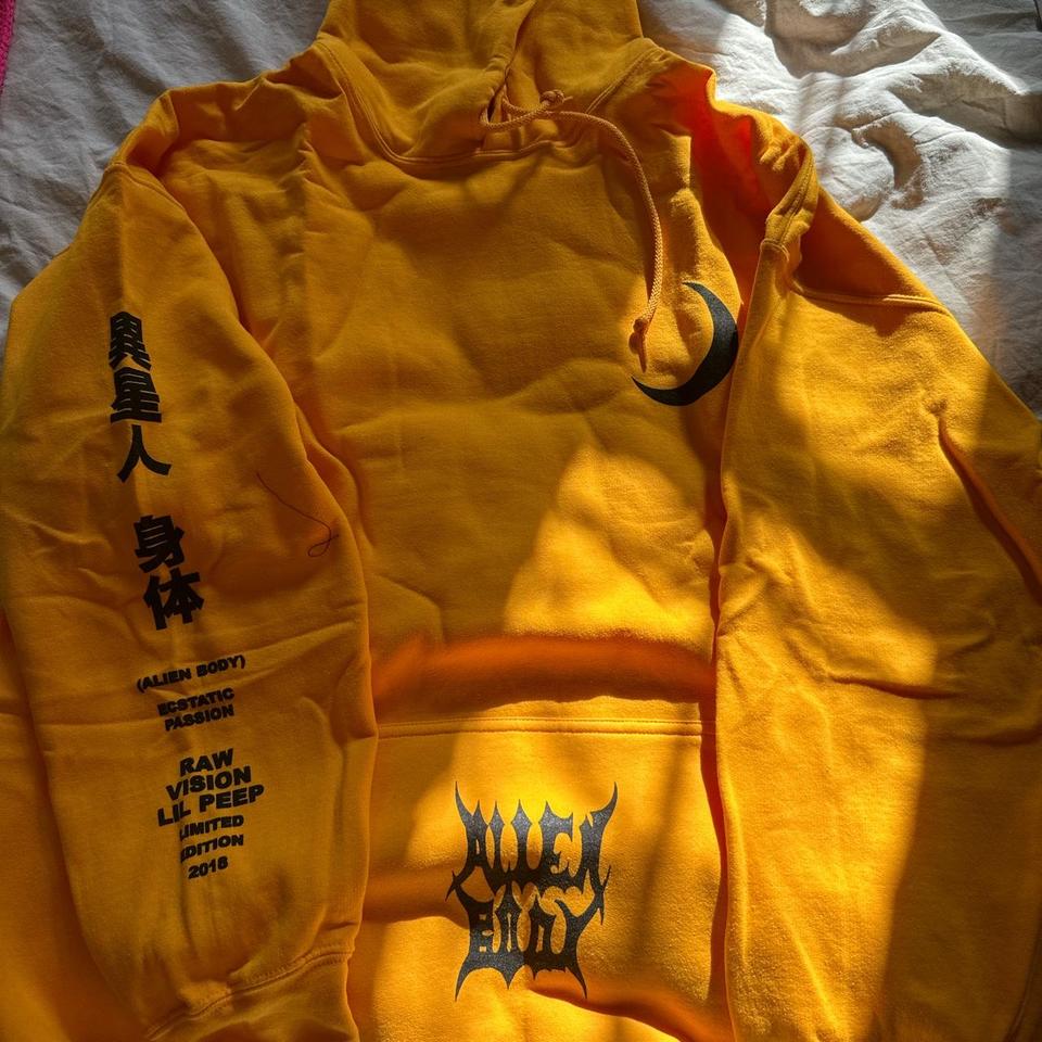 Raw vision hoodie yellow online