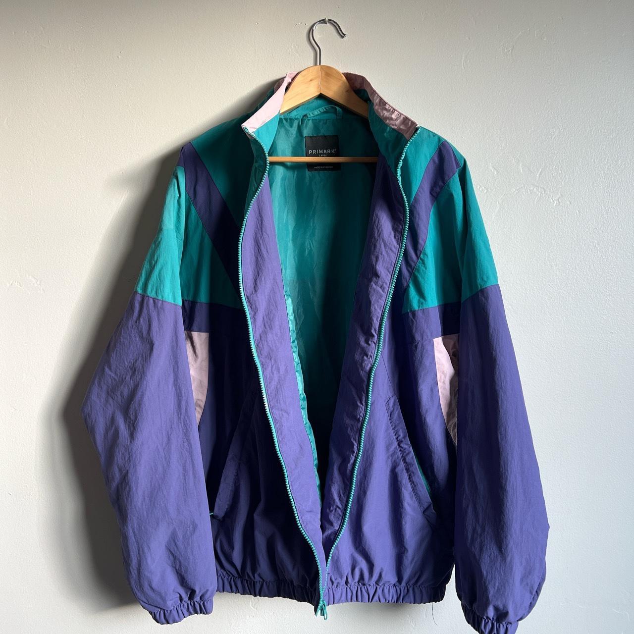 Primark Men's Blue and Purple Jacket | Depop