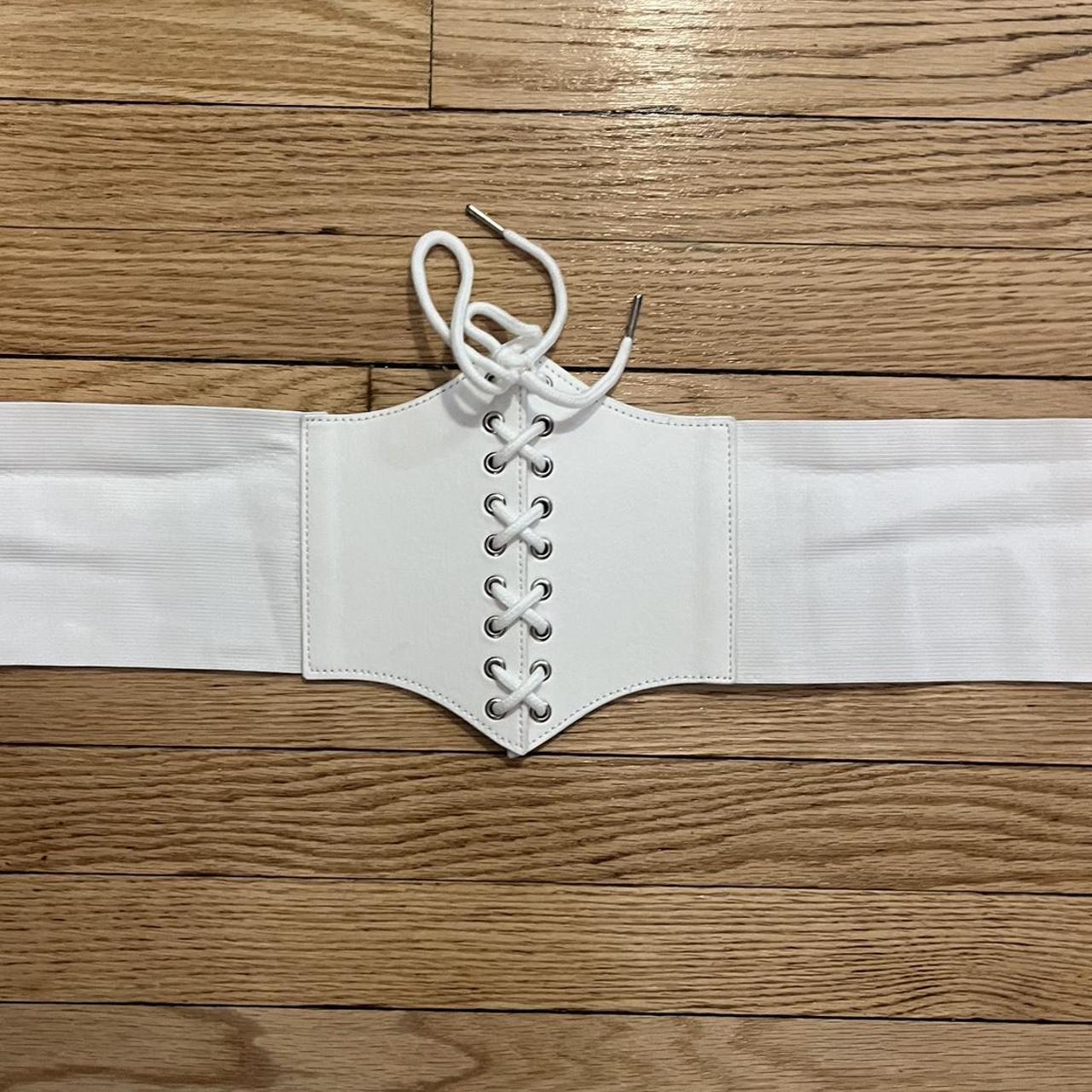 Women's White Belt Depop