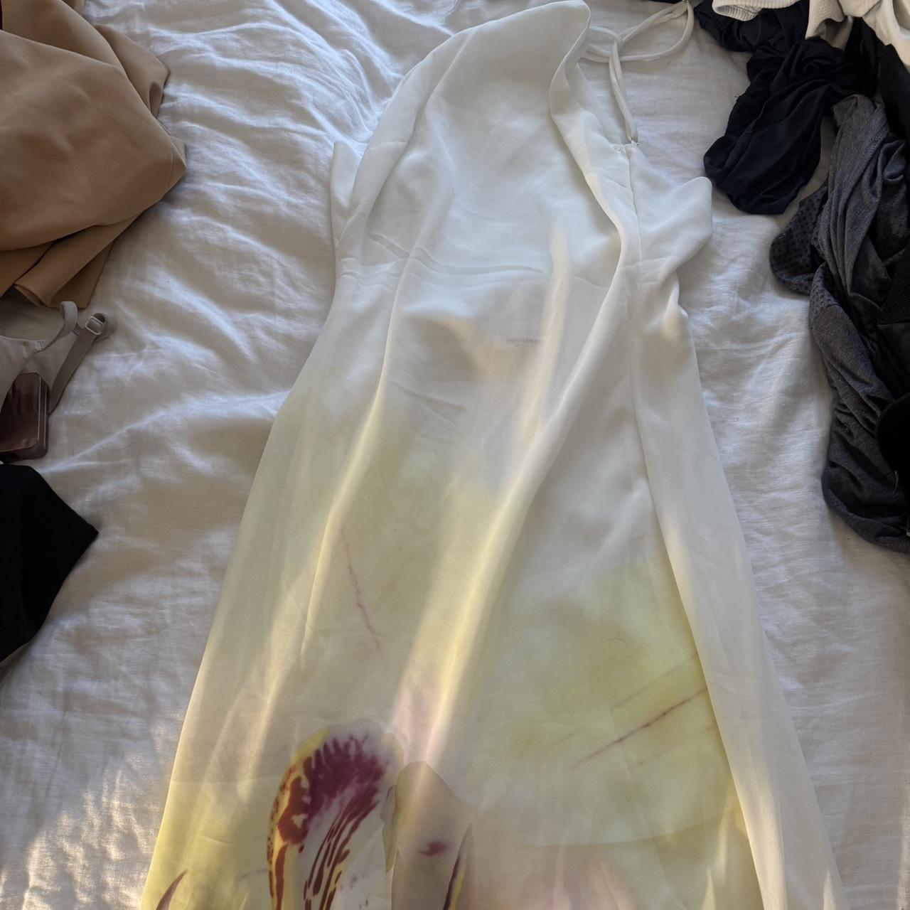 dress with tan heels