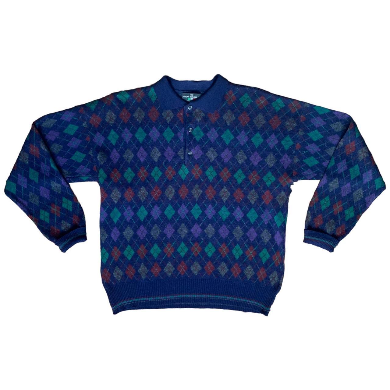 Vintage Wool Italian Sweater Vest Condition... Depop