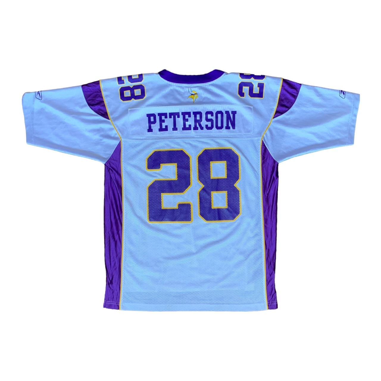 minnesota vikings adrian peterson jersey size medium - Depop