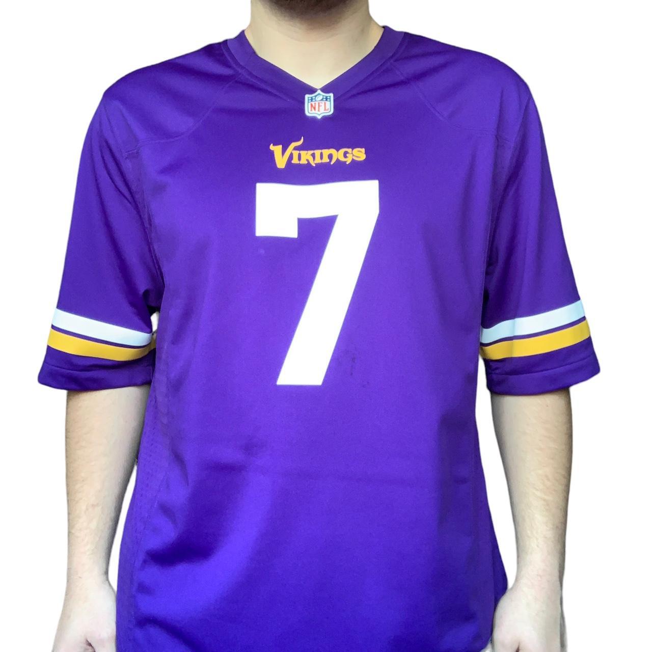 NFL Minnesota Vikings jersey Ponder #7 Nike Game - Depop