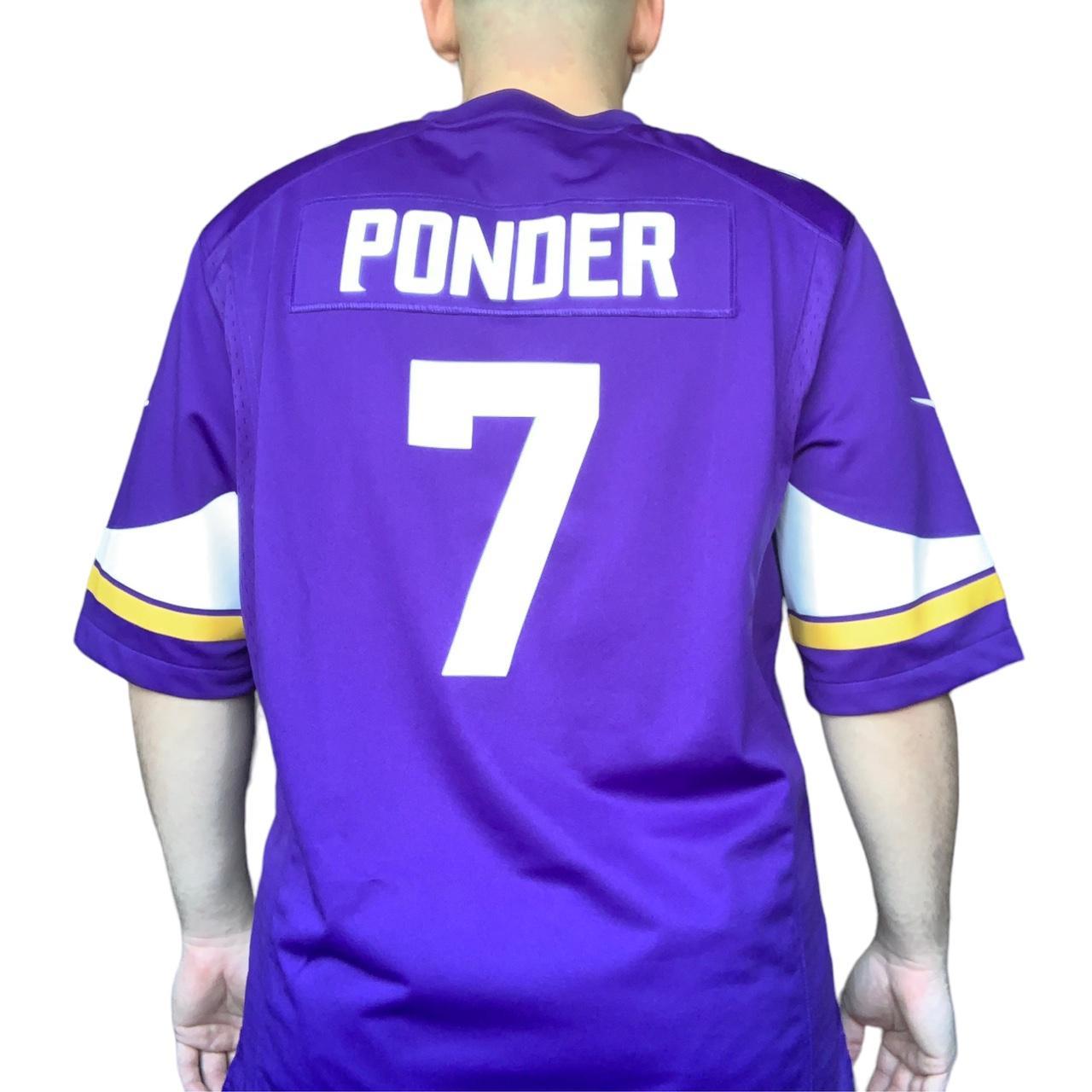 NFL Minnesota Vikings jersey Ponder #7 Nike Game - Depop