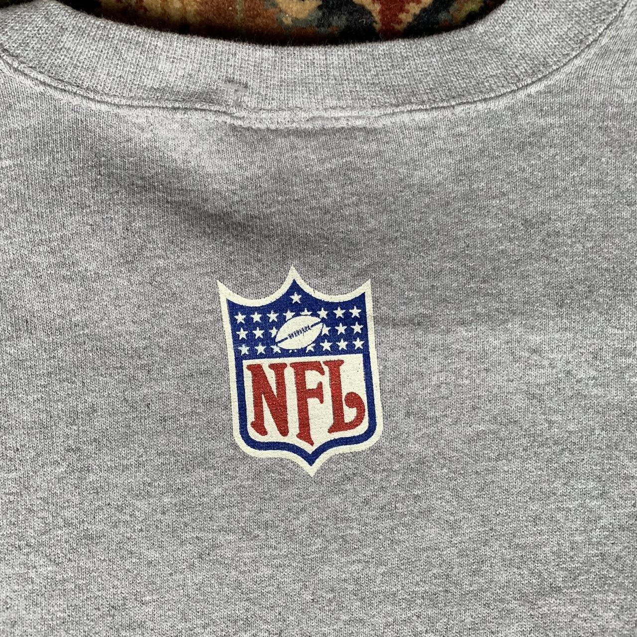 Official New Era NFL Logo Heather Grey Crew Neck Sweatshirt A1702_I97  A1702_I97 A1702_I97