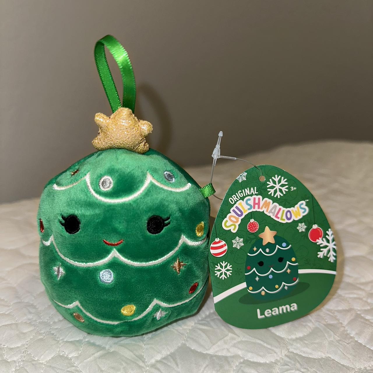 Christmas tree squishmallow ornament with tag... Depop