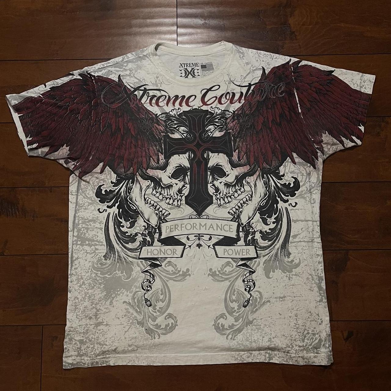 y2k cybergoth Xtreme Couture Cross Wings, Skull ... - Depop