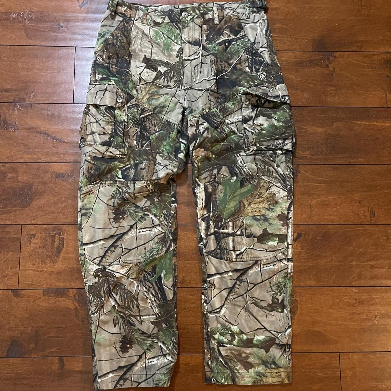 Vintage Realtree Baggy Camo Tactical Pants 34x28... - Depop