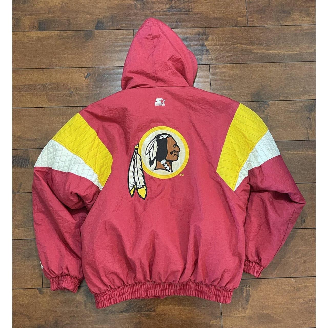 Vintage 90s Starter Shockwave Washington Redskins - Depop