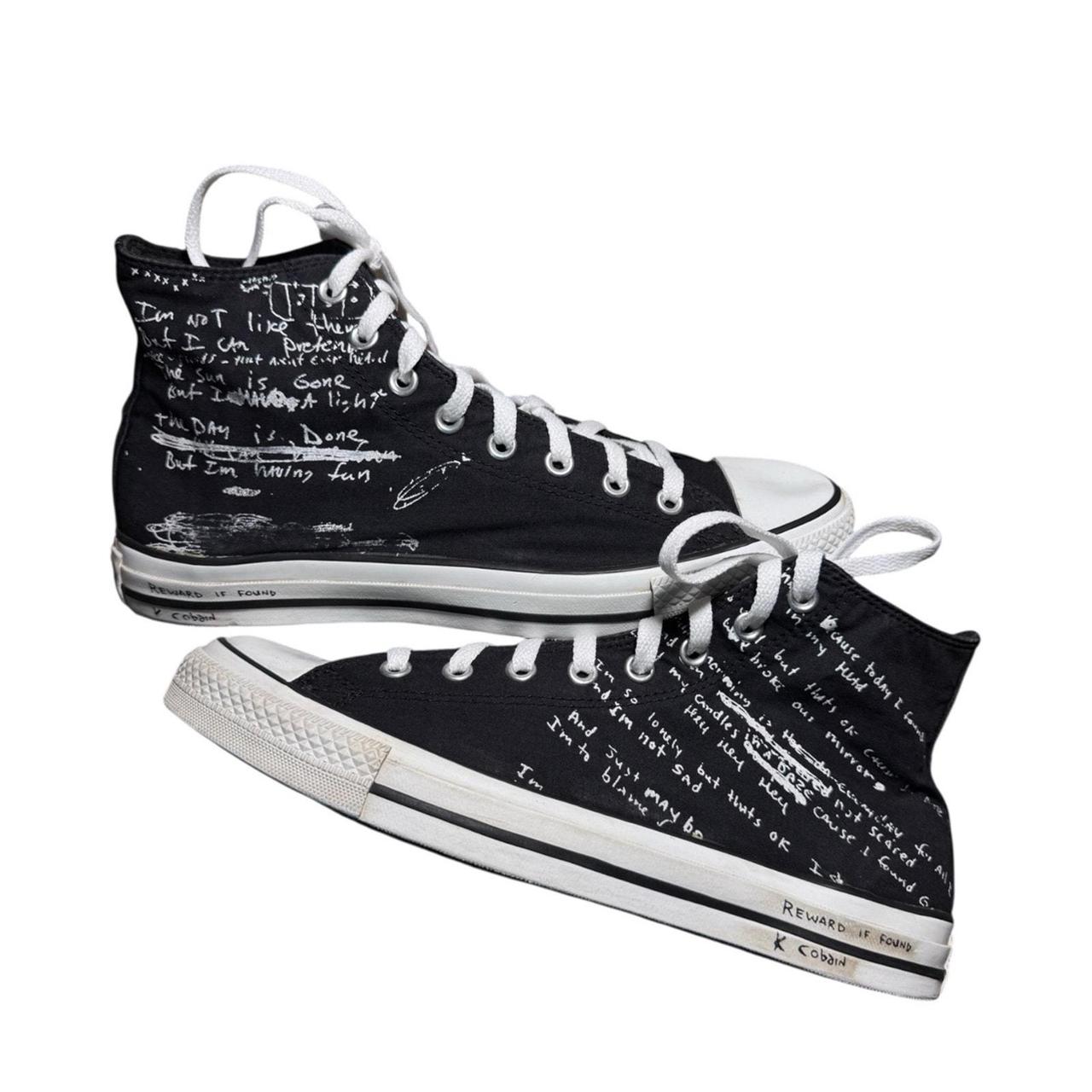 Converse Men's Sneakers Black US 10 – Limited Edition Kurt