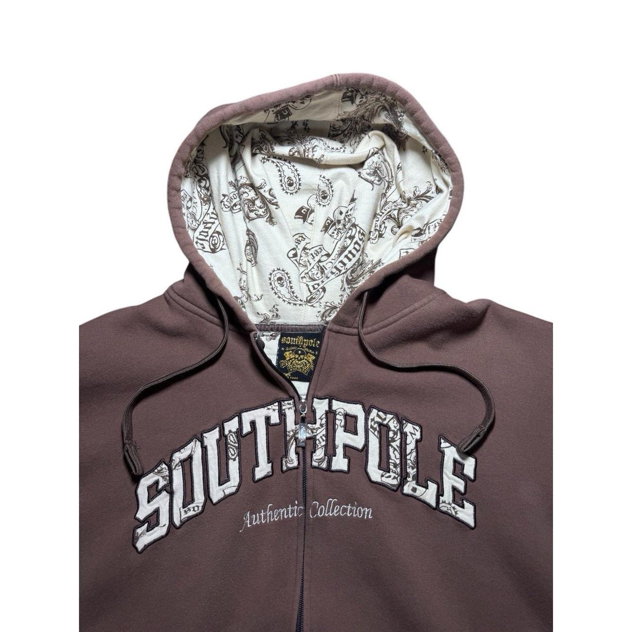 2000s fox fur hoodie zip up racing sherpa faux | Depop