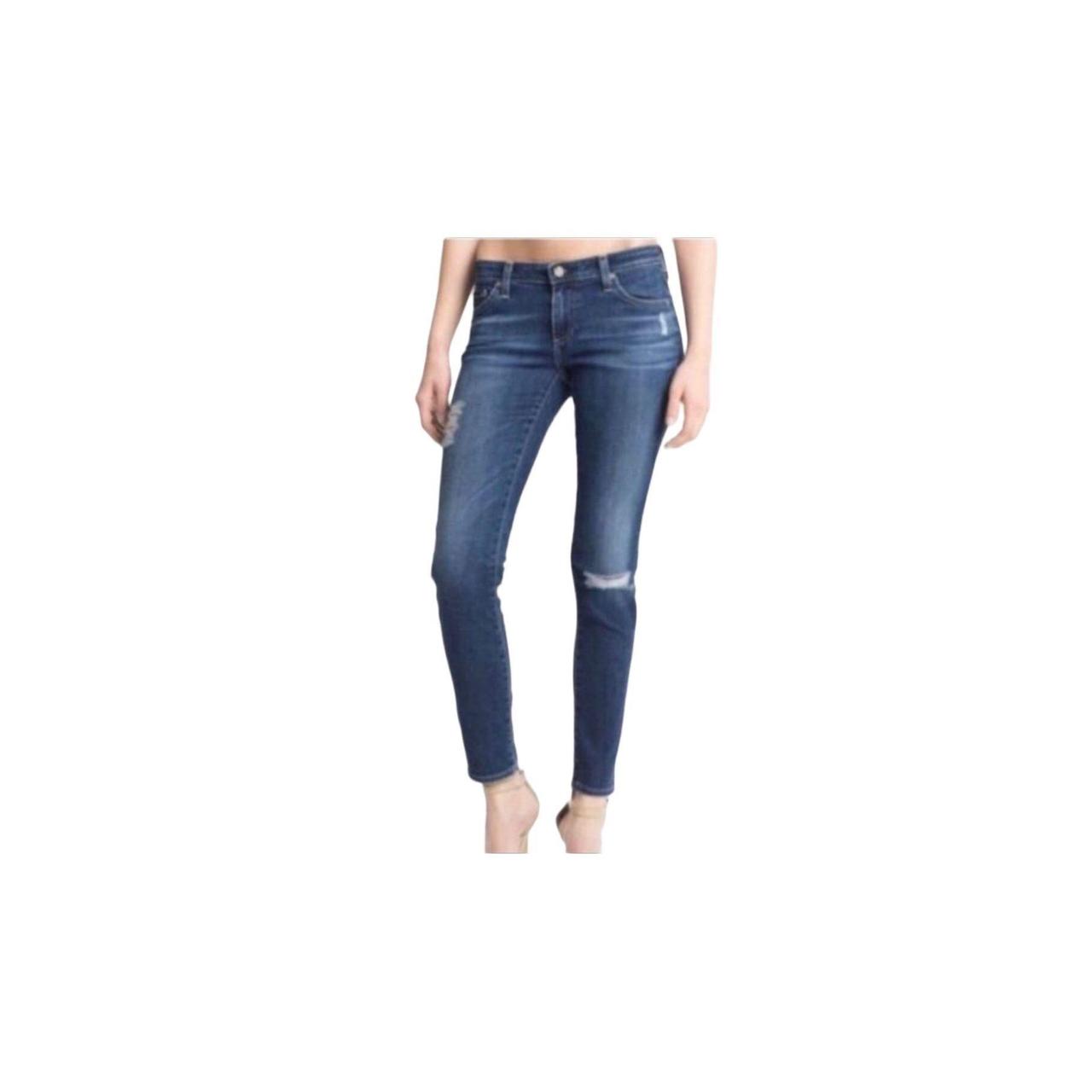 Ag distressed 2024 legging ankle jeans