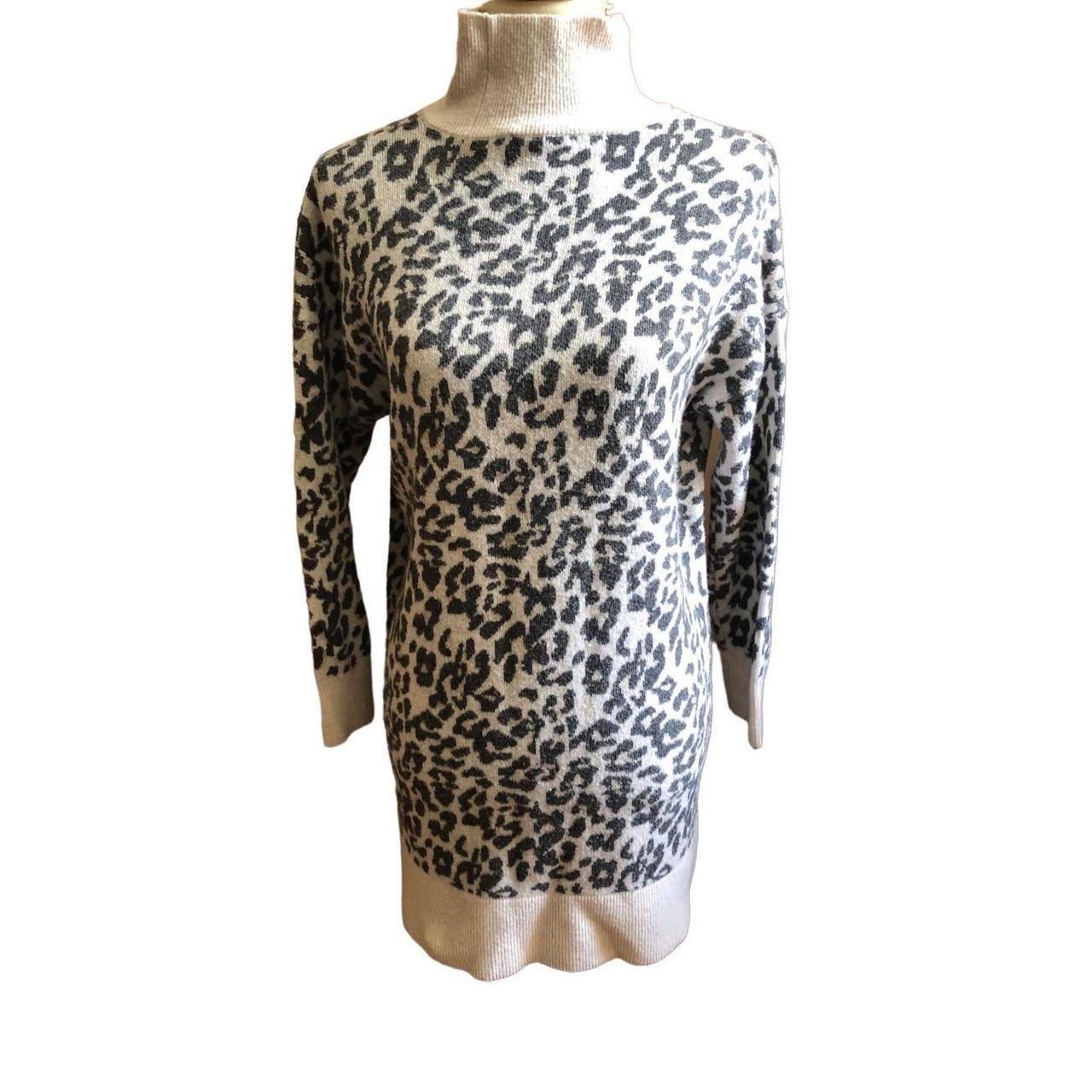 Loft leopard sweater dress hotsell