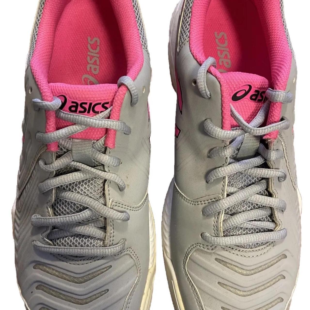 Asics Gel Game E755Y Gray Pink Women s. Depop