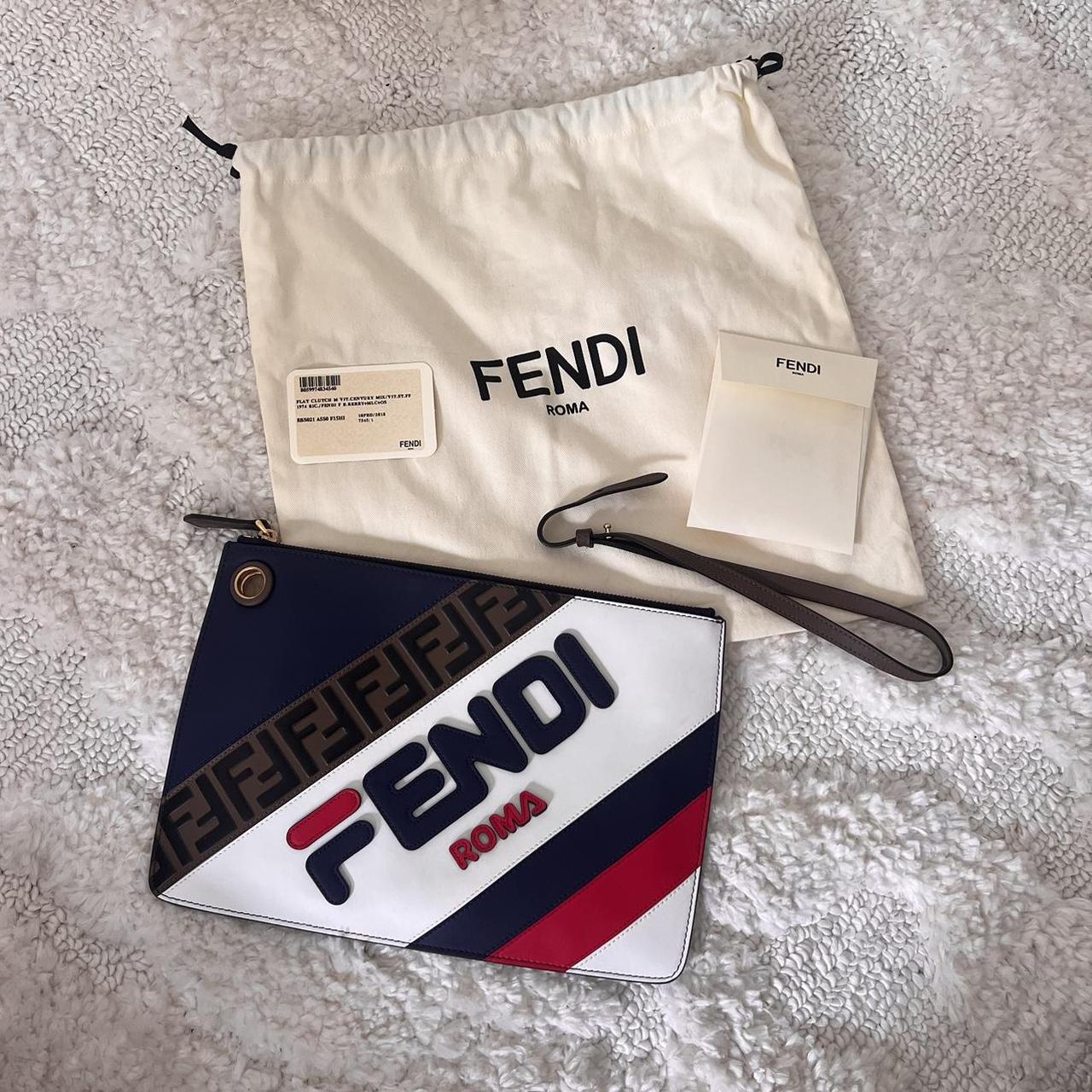 Fendi mania clutch best sale