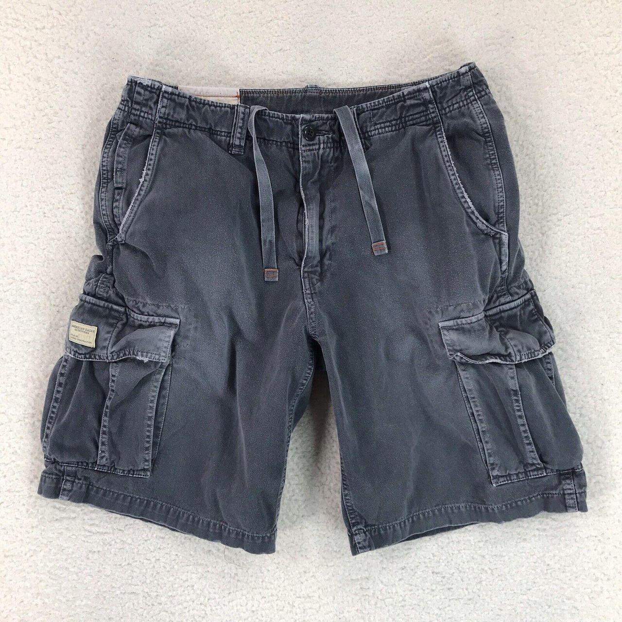 American Eagle Cargo Shorts Mens 32 32x9 Blue... - Depop