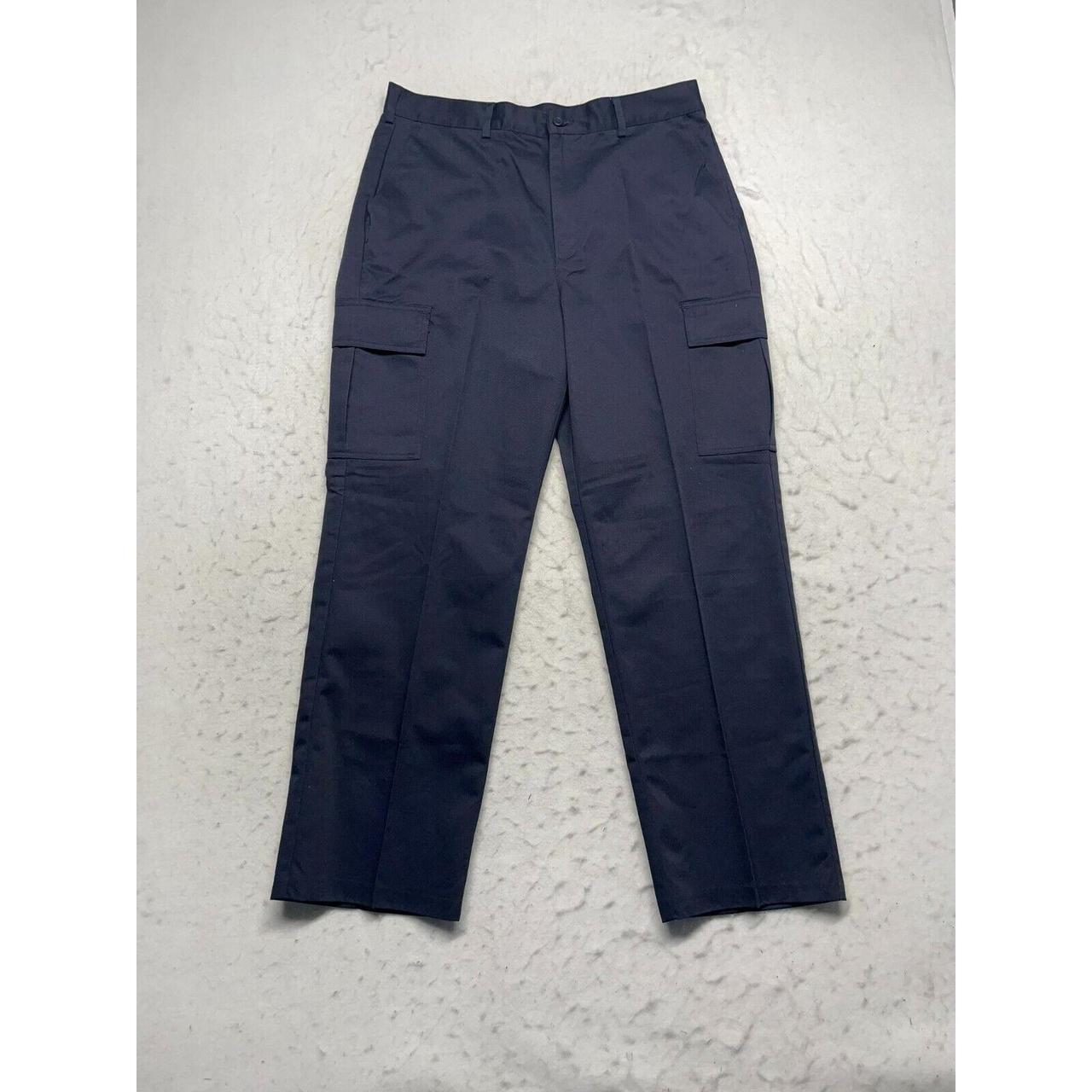 NEW Edwards Cargo Work Pants Mens 36 30 Navy Blue... - Depop