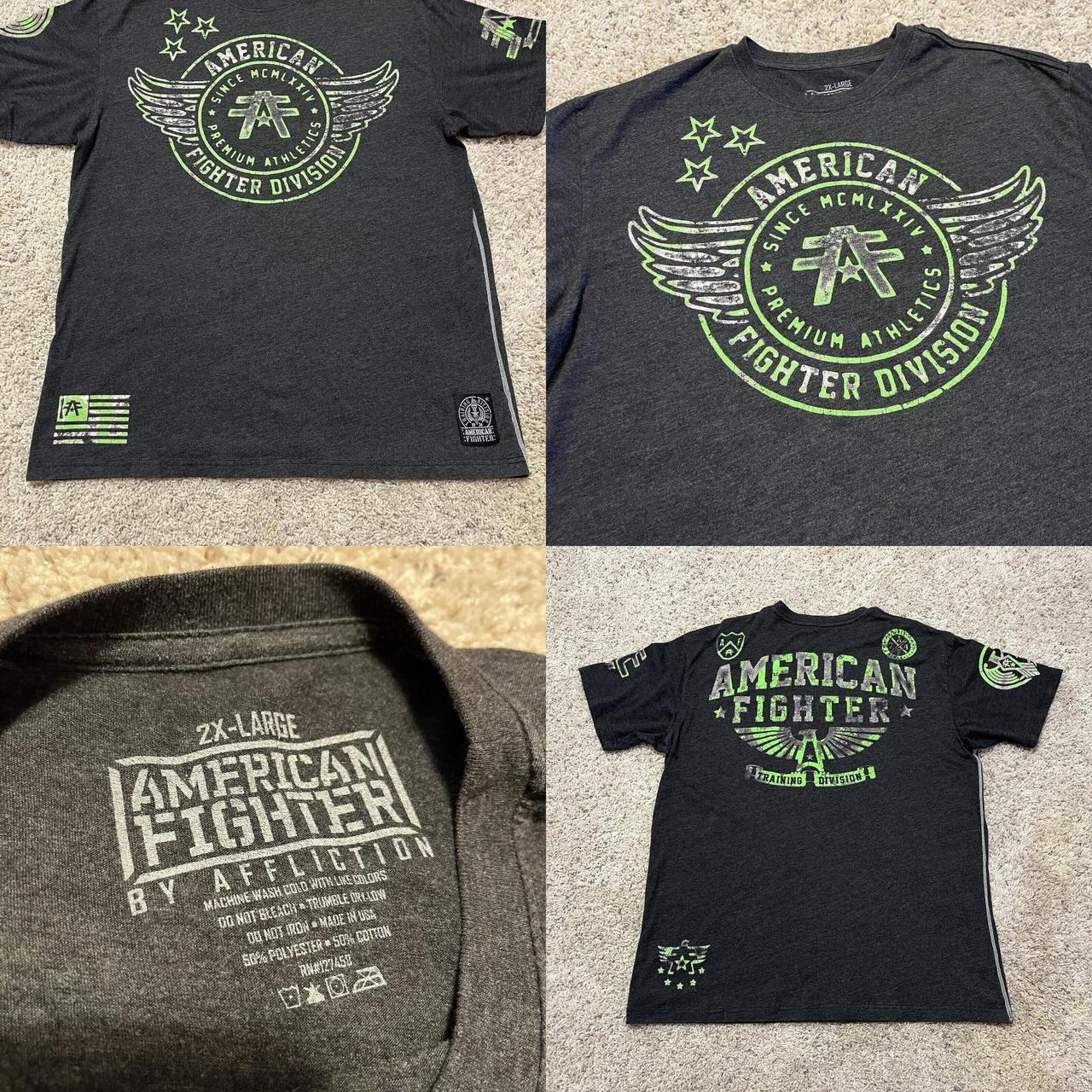 American Fighter Men's Green Shirt (4)