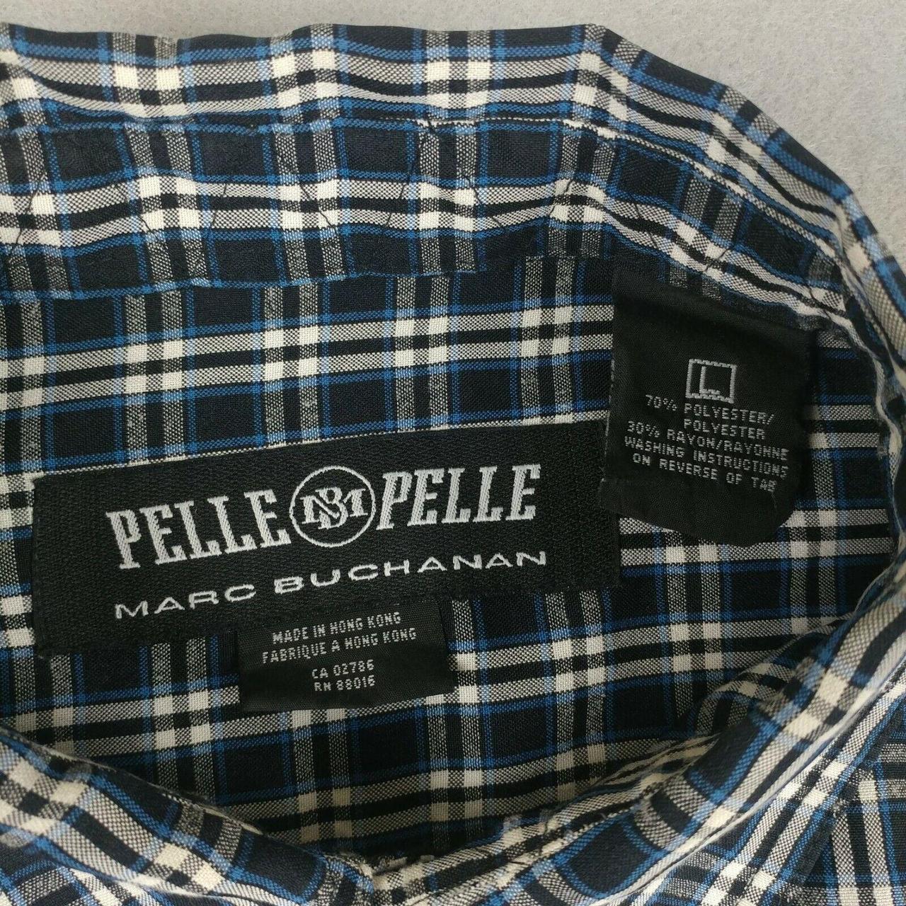 Pelle Pelle Marc Buchanan Mens Large L Button-Up... - Depop