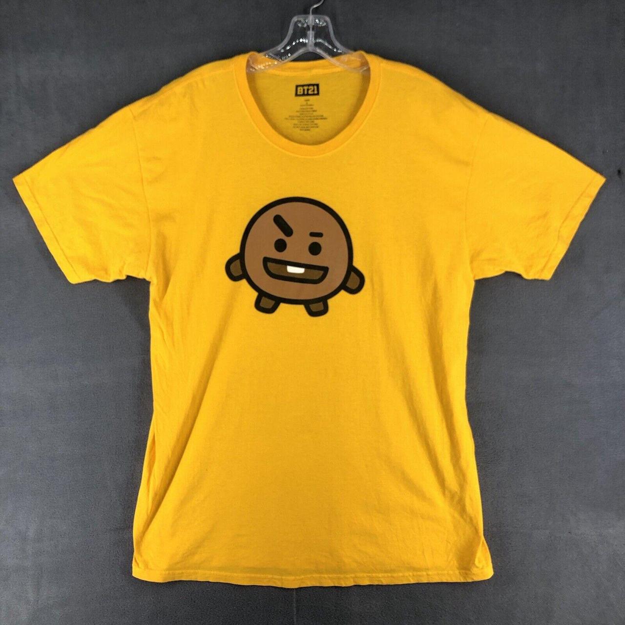 Sugar Men's Yellow Tshirt Depop