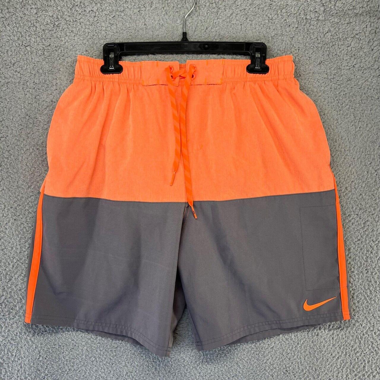 Nike Men's Orange Swim-briefs-shorts
