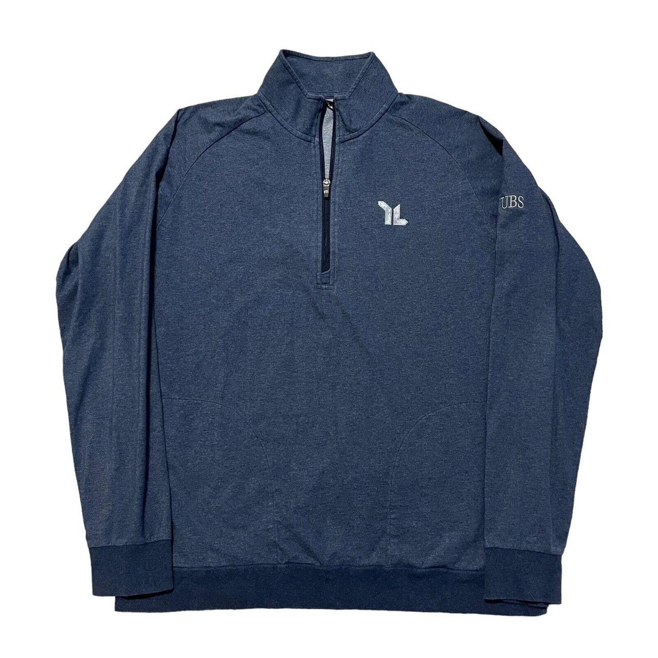 TravisMathew Men S Blue Sweatshirt Depop