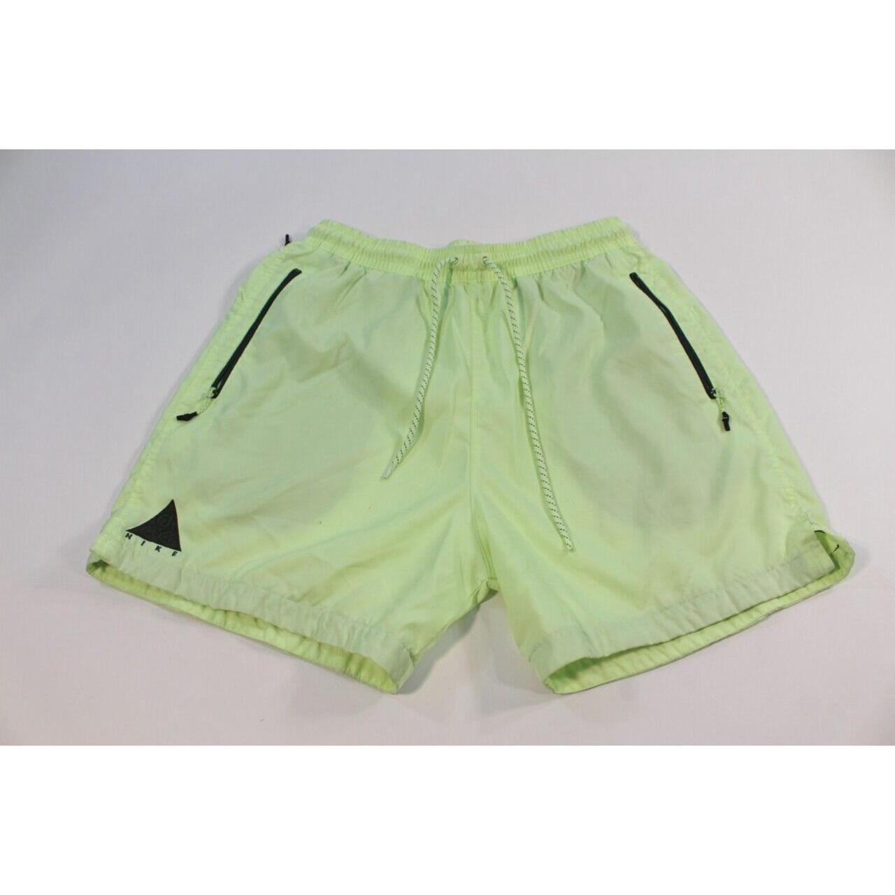 mens neon green nike shorts