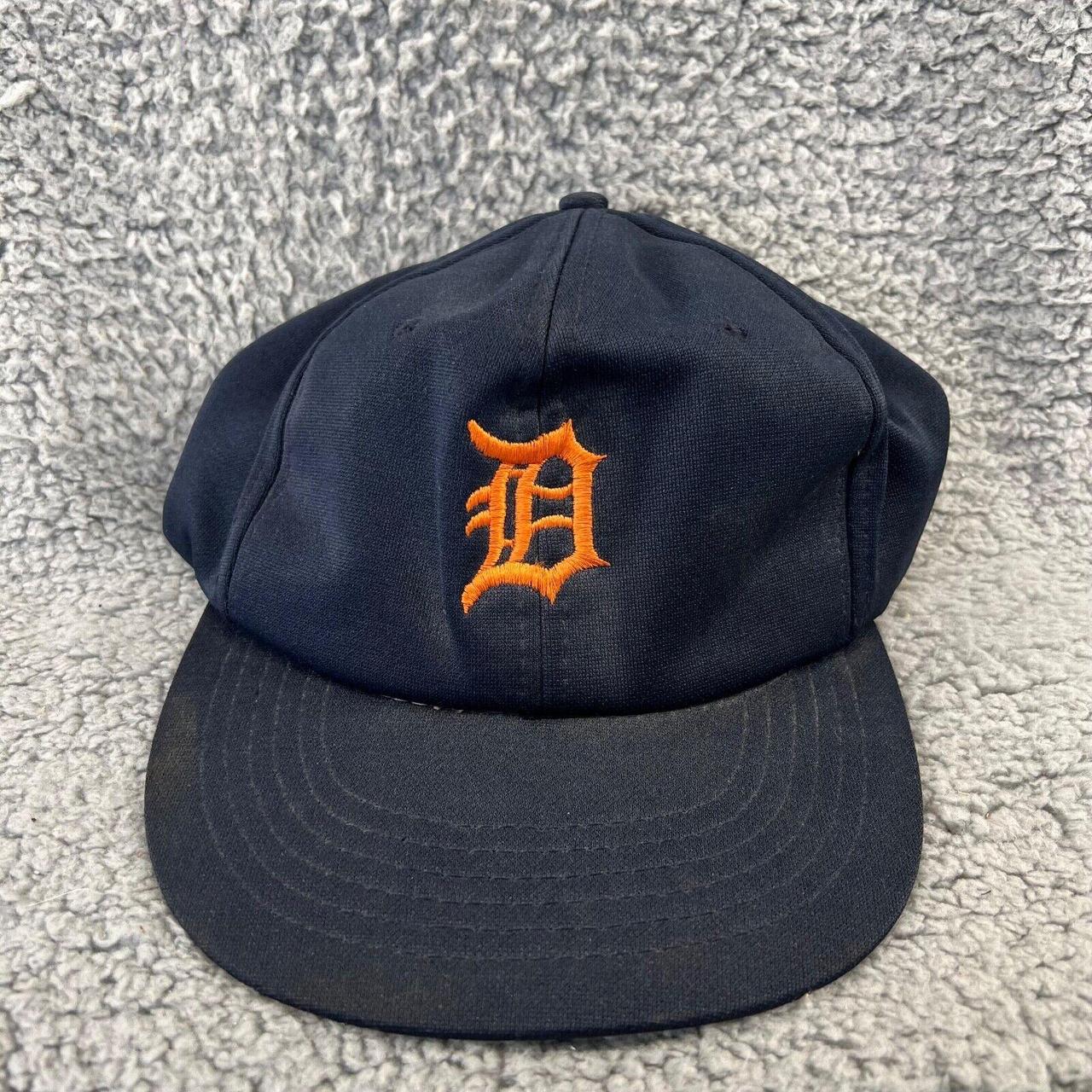 vintage orange and blue detroit tigers baseball - Depop