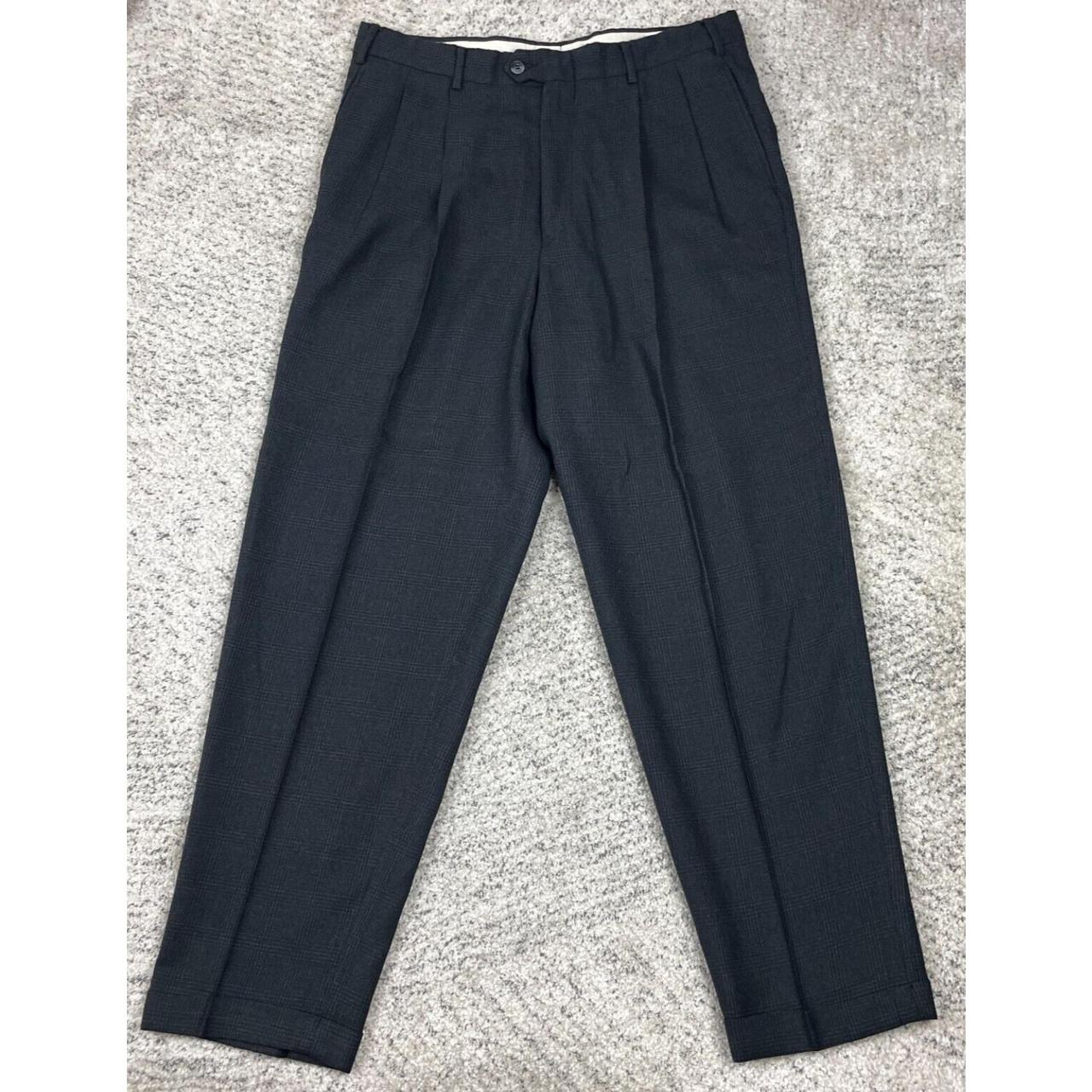 J Peterman Pants Mens 34 33x29 Worsted Wool Trousers... - Depop