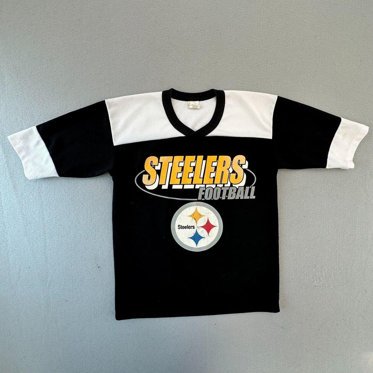 VINTAGE Pittsburgh Steelers Football Jersey Youth... - Depop